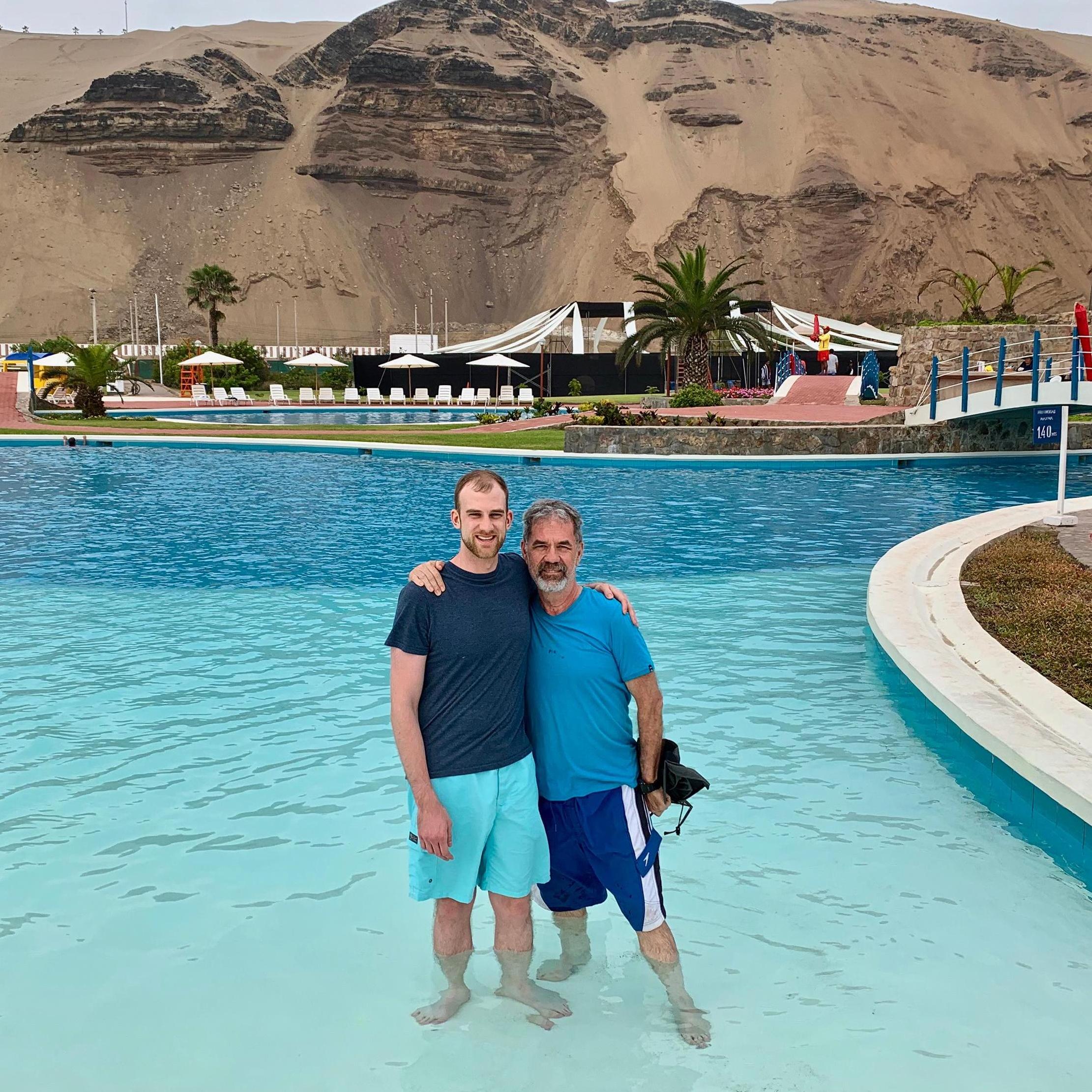Karen's Dad with Sean