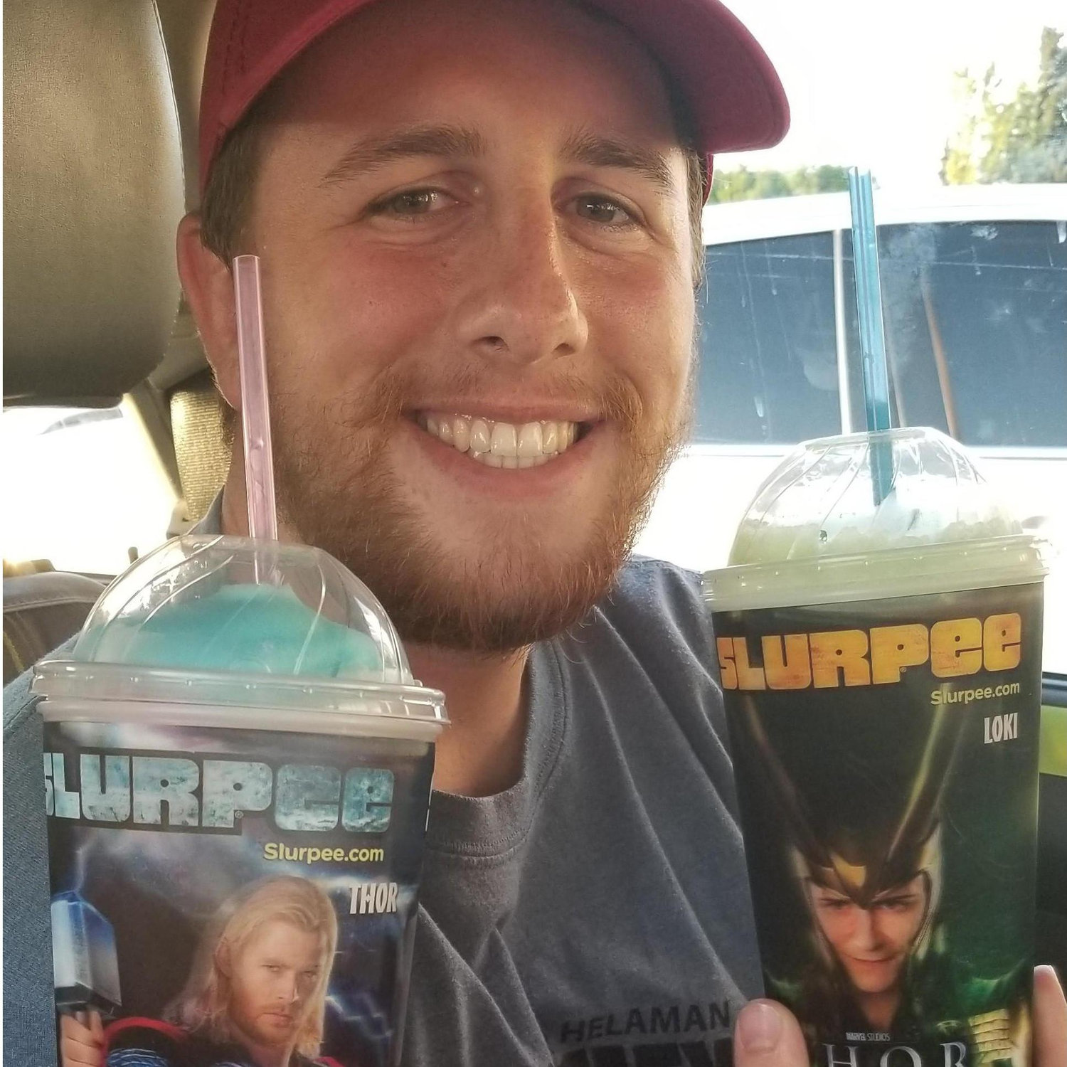 On our first trip to Washington, we found these epic cups and had to get Slurpees to fill them.