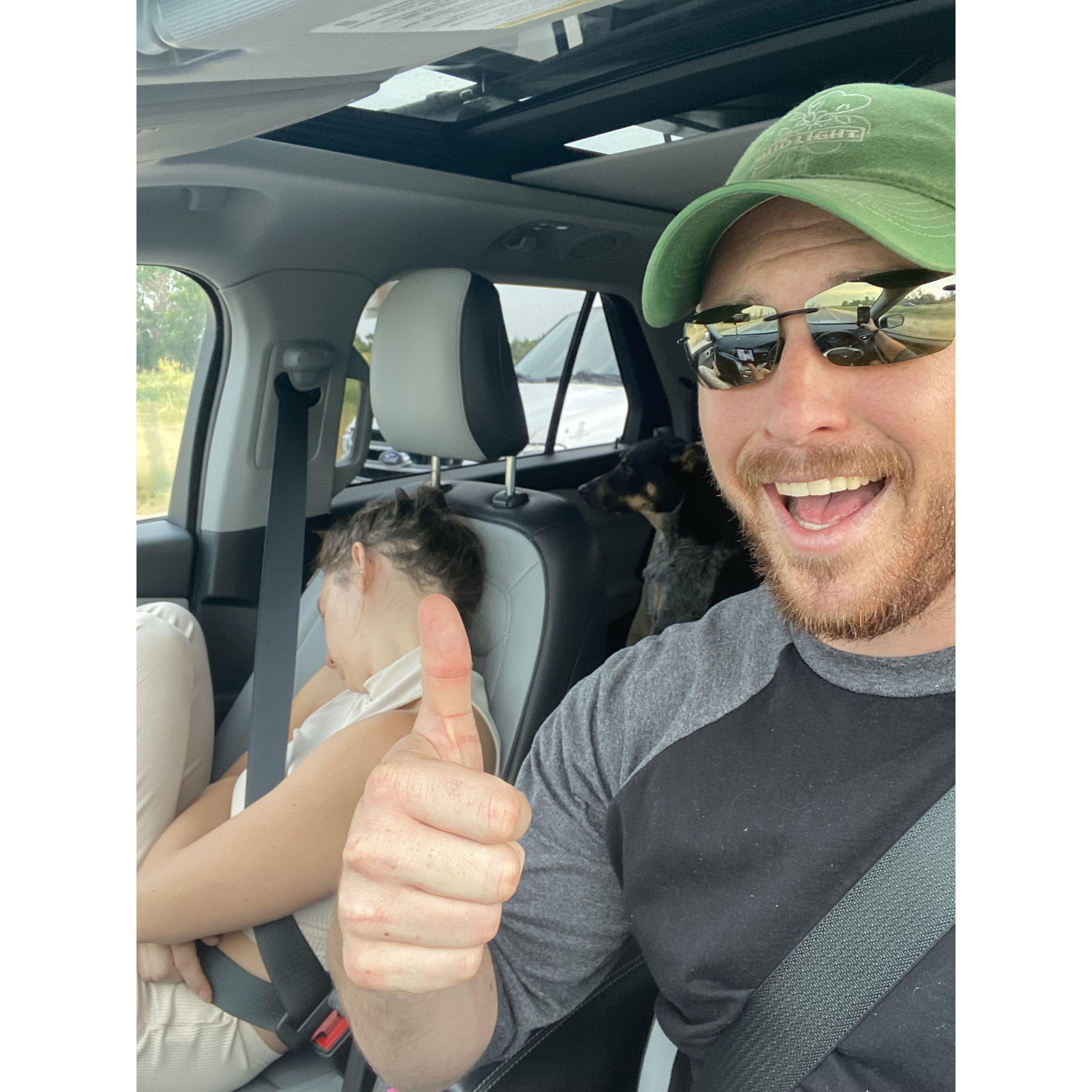 How our road-trips look