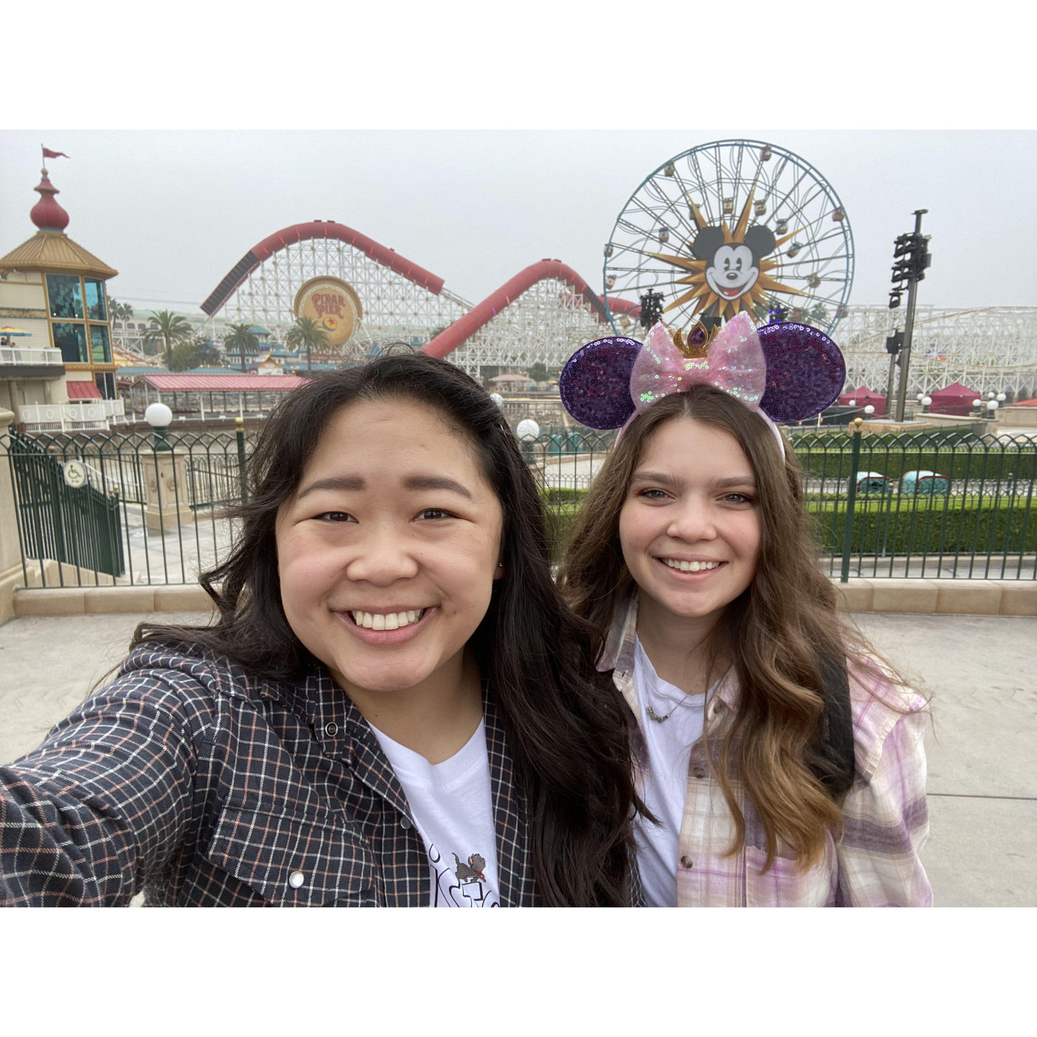 The first time we went to one of our favorite places to visit, Disneyland!