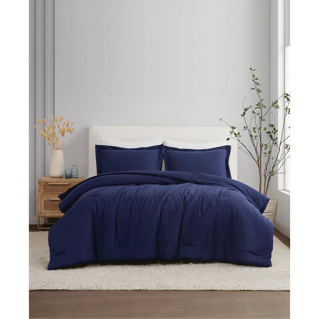 Brookyln Loom 100% Linen Cover 3-Pc. Comforter Set, King