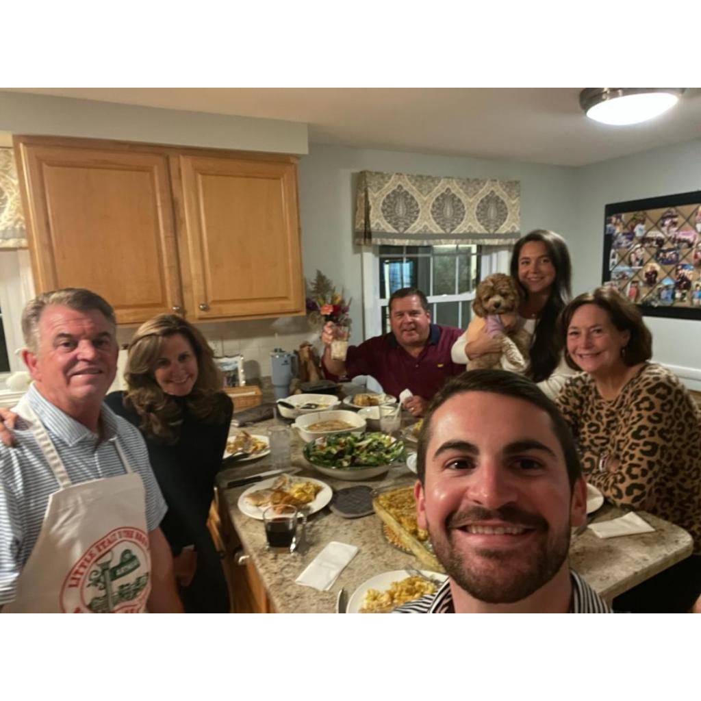 Smith family's first Thanksgiving at the DeRiso's!