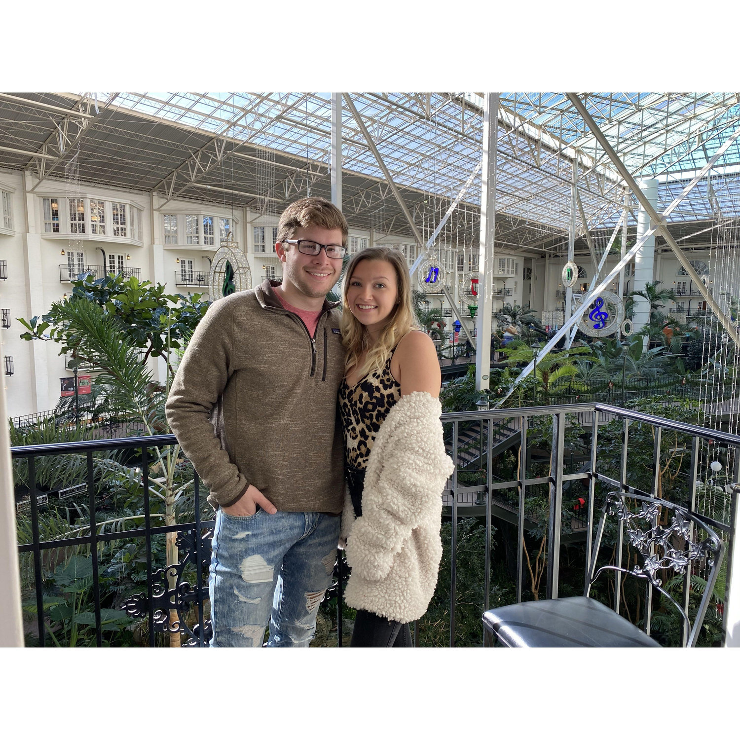 Blake's first time on Jewels families annual trip to Gaylord Opry Land Hotel.
