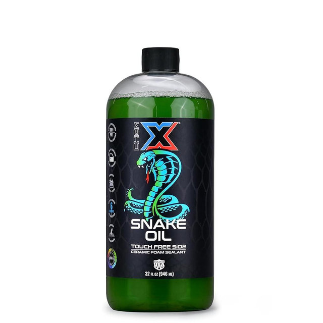 Chem-X Snake Oil: No-Touch Sio2 Lightning Fast Spray on Ceramic Foam On Sealant (32 Ounce)
