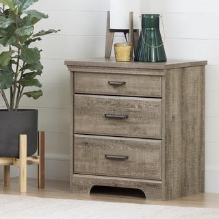 Versa Nightstand with Charging Station and Drawers