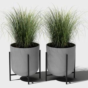 Mason Series Pot Planter - Gray, 2