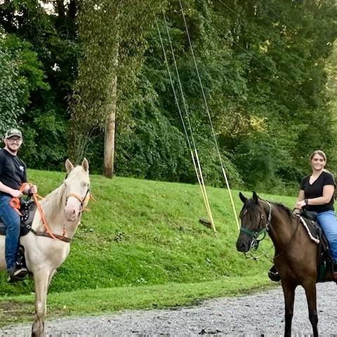 The moment Tyler realized horses may actually be in his future.