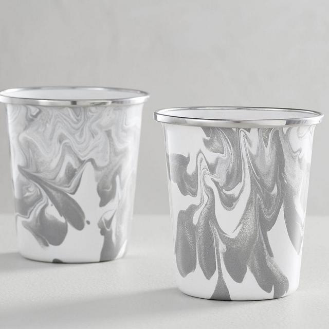 Airstream Marbled Enamel Tumblers, Set of 2