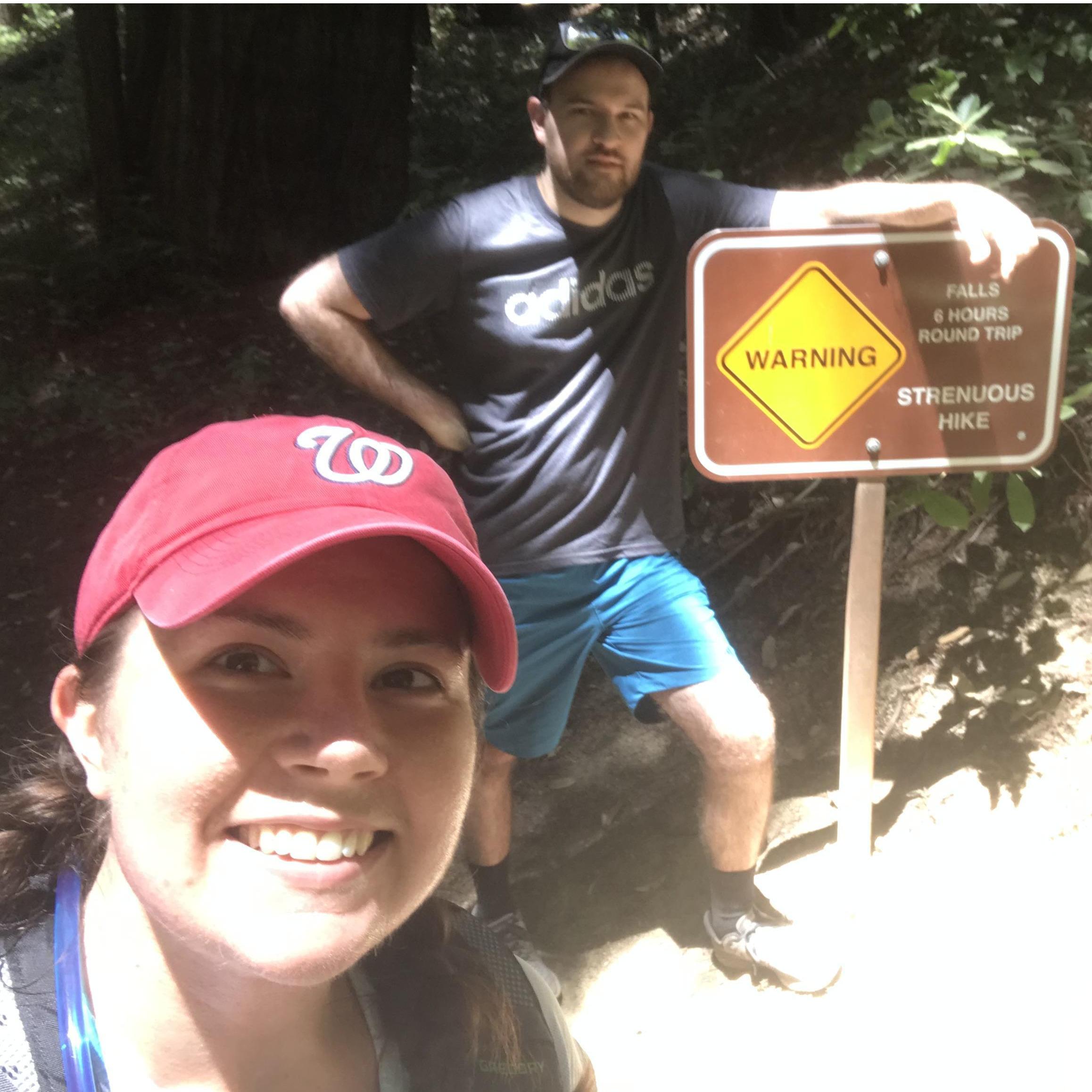 After a planned 4 mile hike turned into a grueling 10.5 mile, five-and-a-half hour hike in Big Basin.