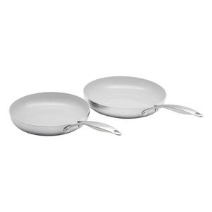 Venice Pro 10-Inch & 12-Inch Multilayer Stainless Steel Ceramic Nonstick Frying Pan Set
