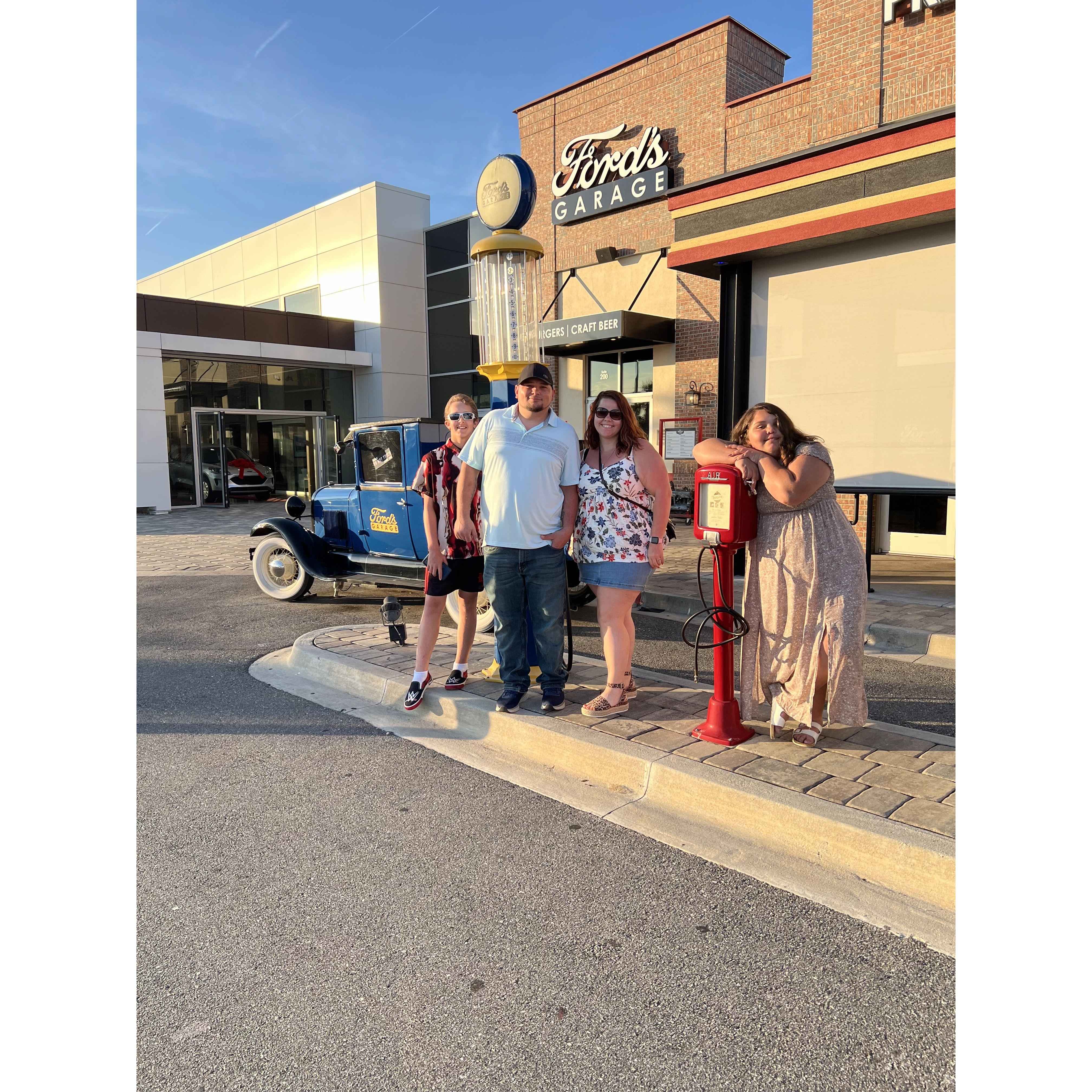 Thomas birthday dinner