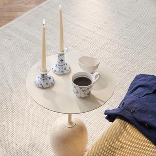 Blue Fluted Plain Candle Holder