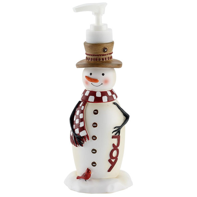 Avanti Country Friends Holiday Resin Soap/Lotion Dispenser