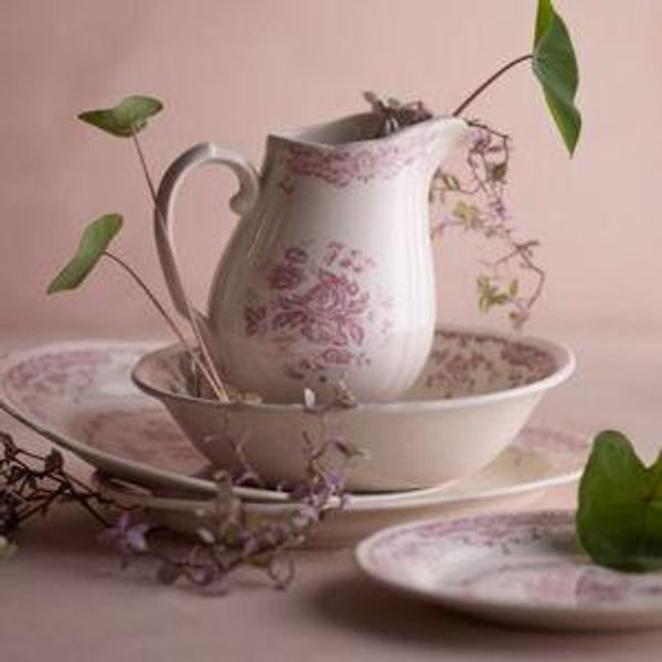 Pink Floral Bowl