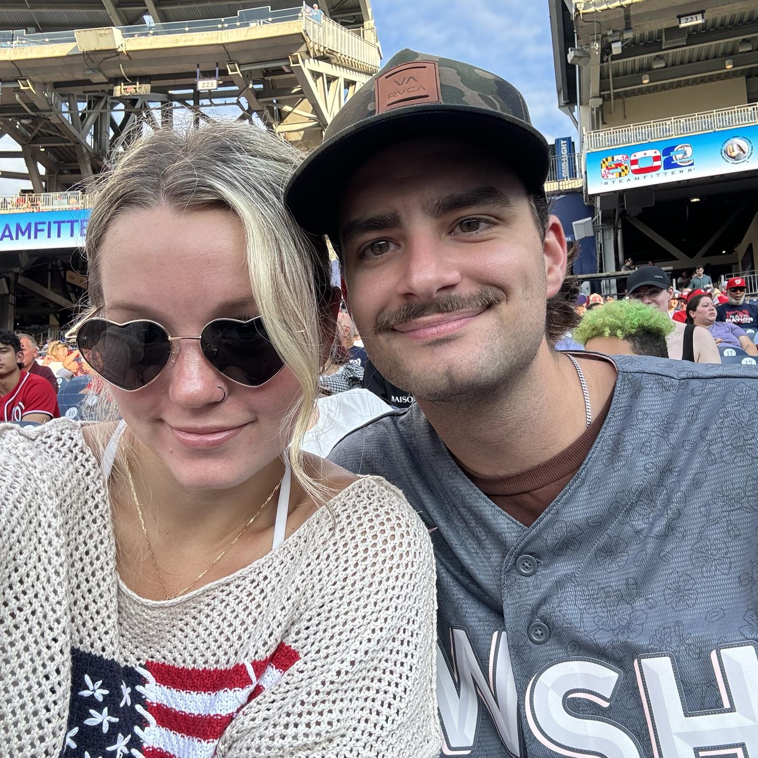 Our trip to see the Nationals play!