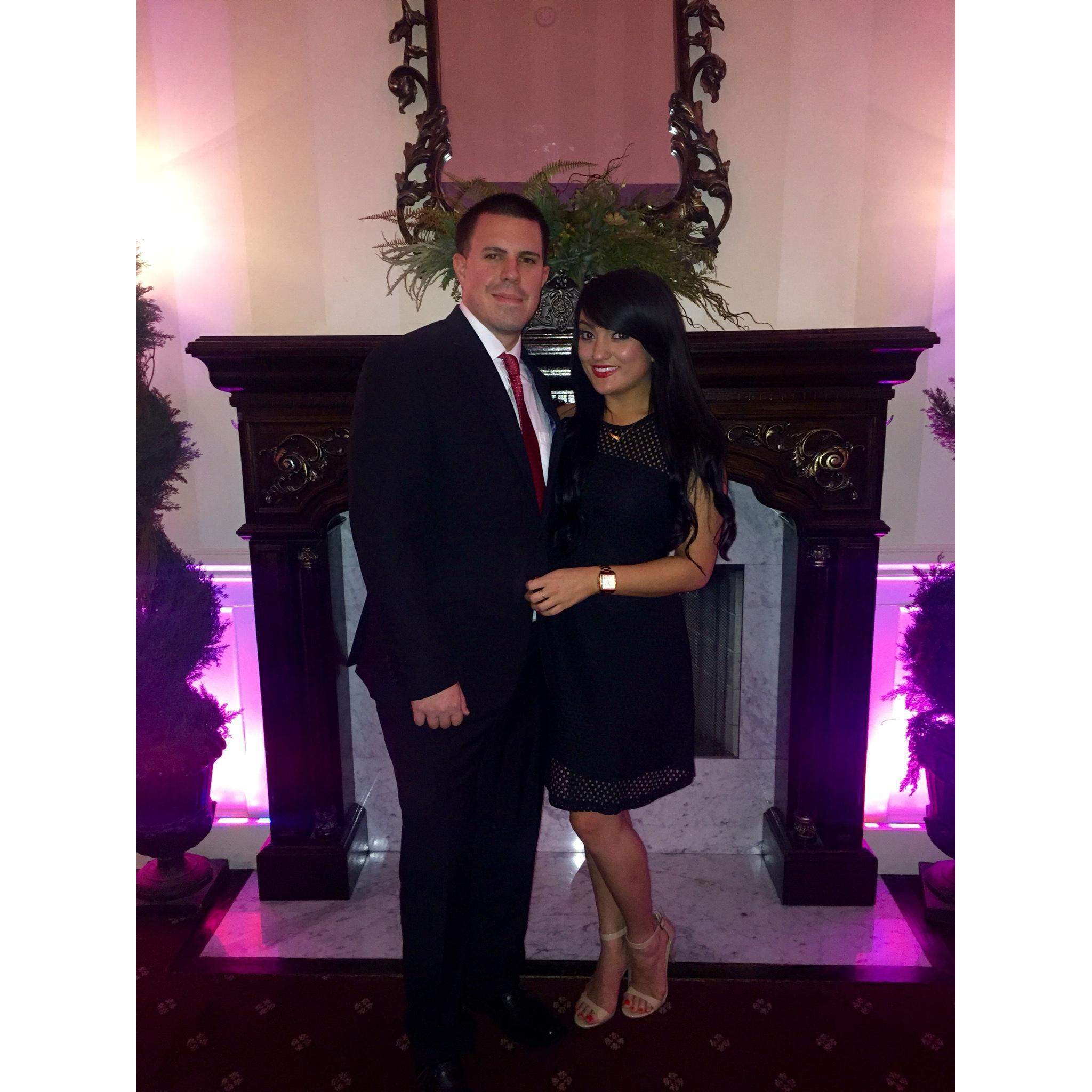 Our first wedding spent together.