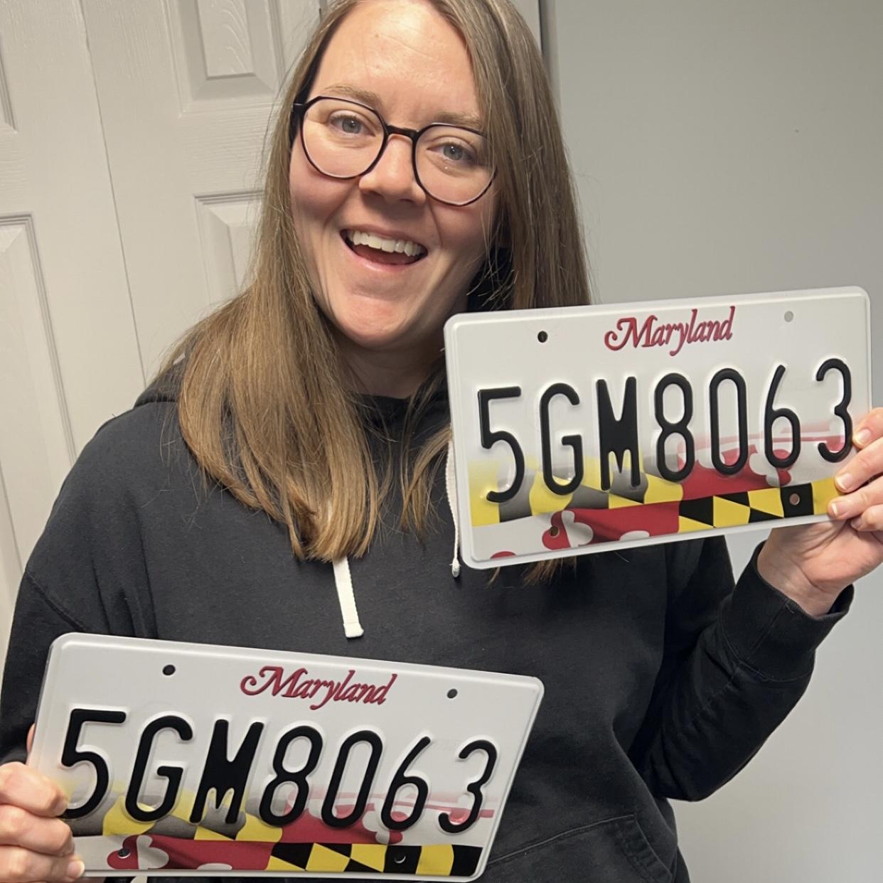 Sara finally got her car registered in Maryland after jumping through all the hoops!