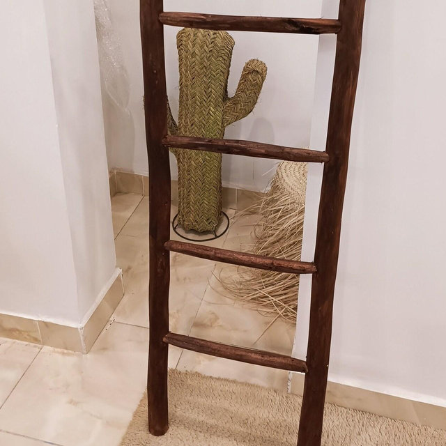 Blanket Ladder, Towel Ladder, Handmade Blanket Ladder, Decorative Quilt Ladder, Classic Blanket Ladder - Rustic Wood Blanket Ladder