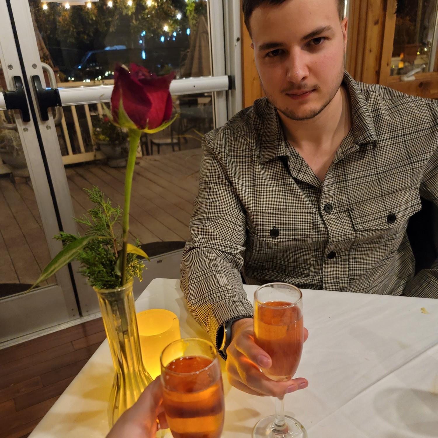 Engagement Dinner at Steinhilber's Restaurant