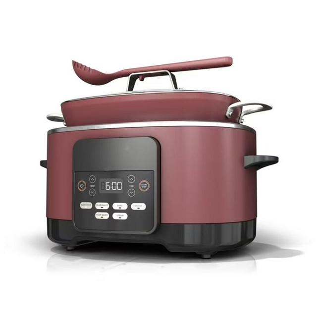 Ninja Foodi Possible 10-in-1 8.5 Qt Programmable Multi-Cooker w/Triple Fusion Heat Technology, MC1000WM Cherry Tarte Red