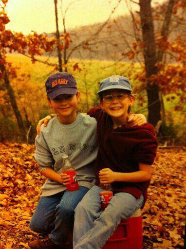 Jourdon and Hillary at their happy place, the farm.
