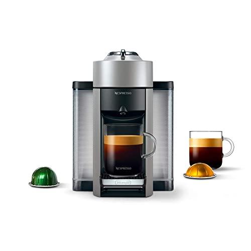 Nespresso Vertuo Evoluo Coffee and Espresso Machine by De'Longhi, Silver