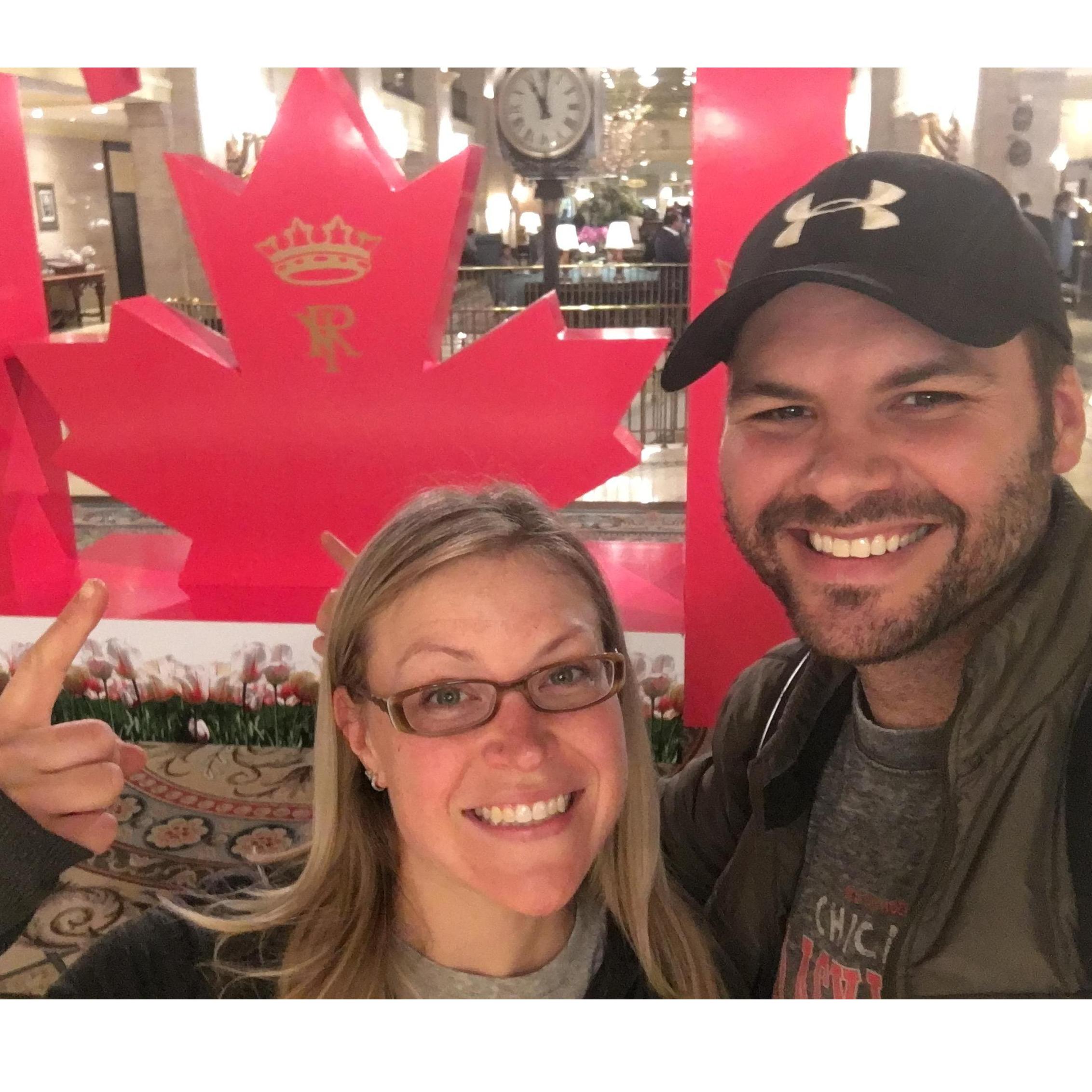 Zach's first trip outside of the USA!  Canada May 2017!