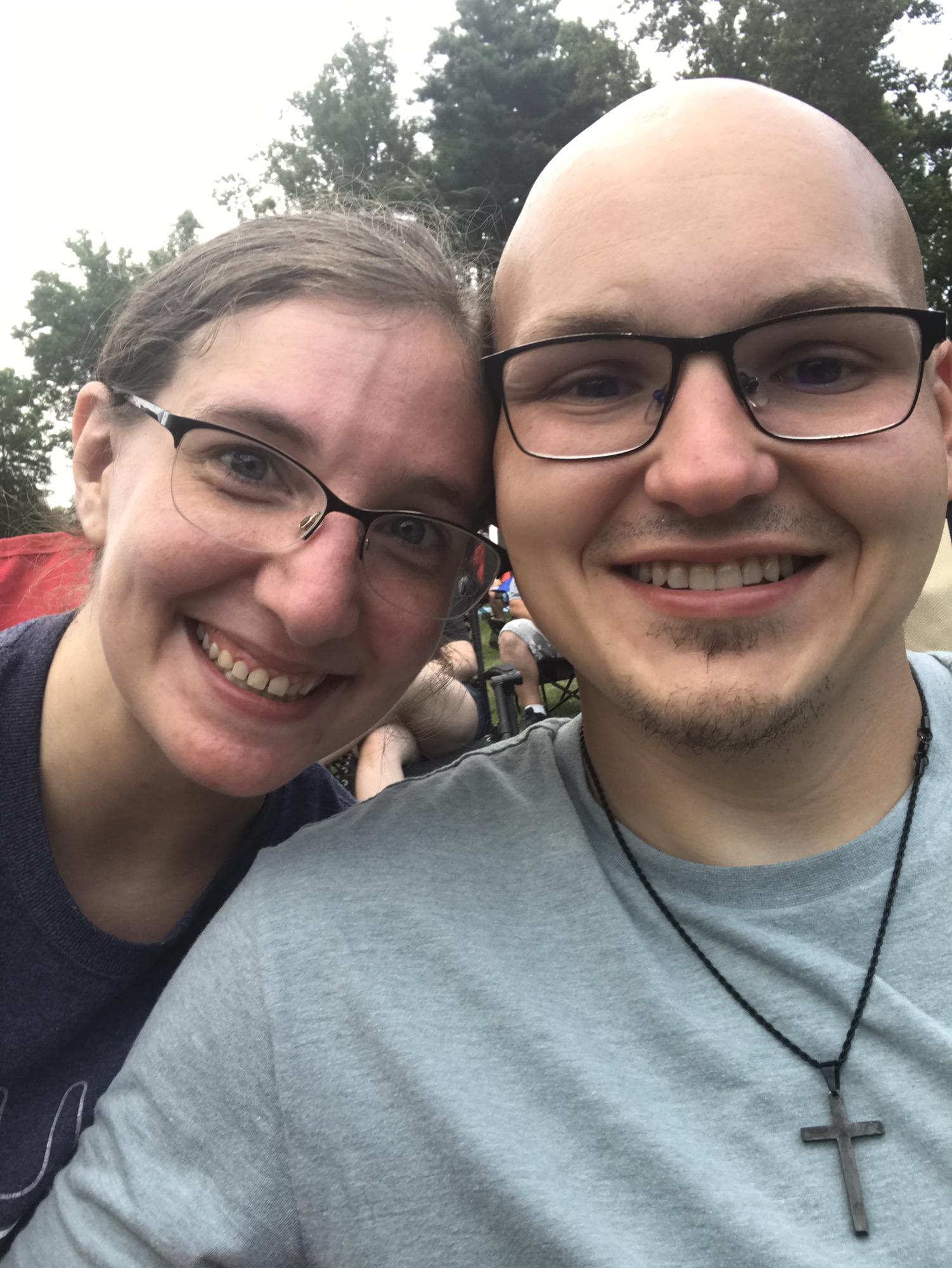 Listening to some of our favorite bands at Alive Fest 2021- July 2021