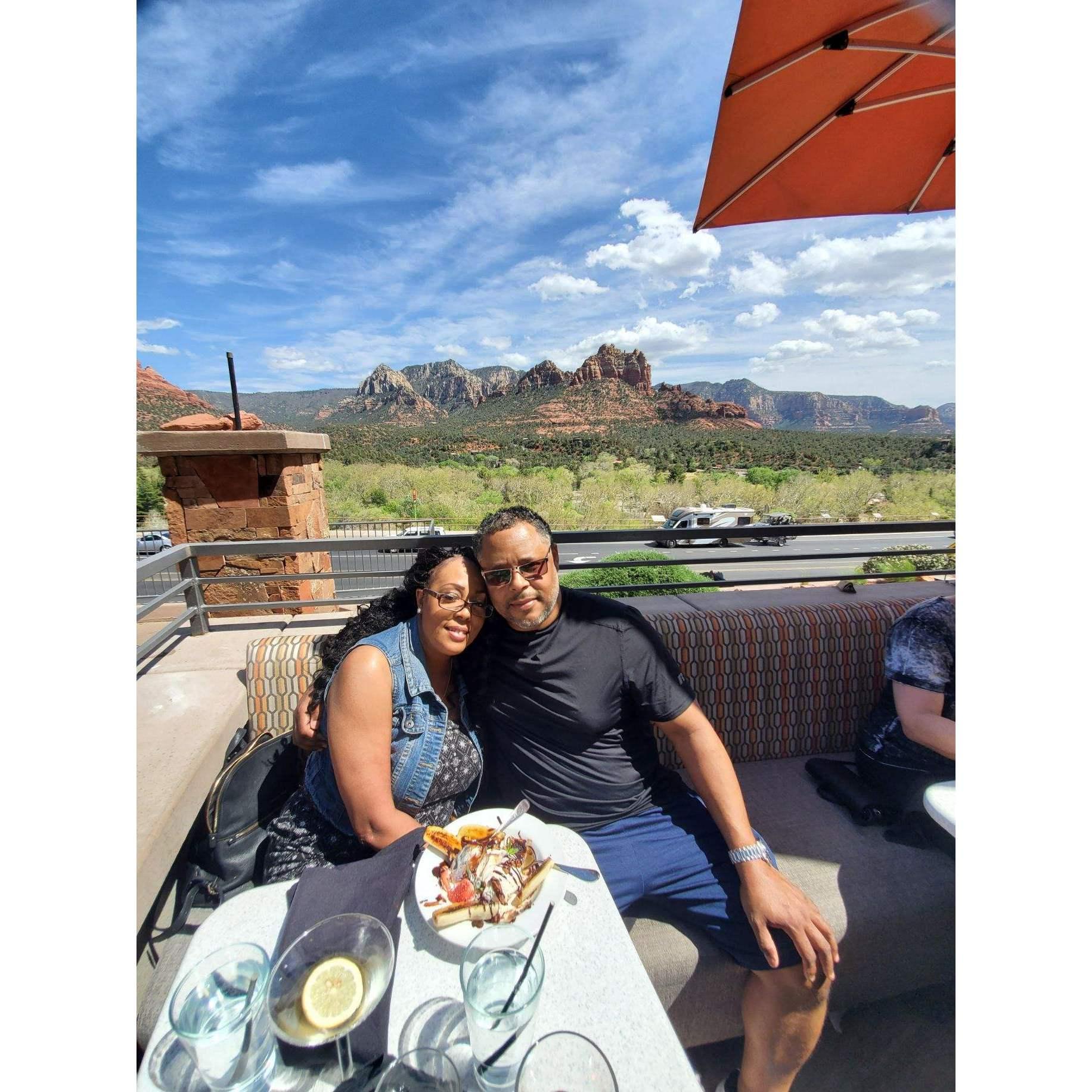 His birthday at our favorite place - Sedona AZ