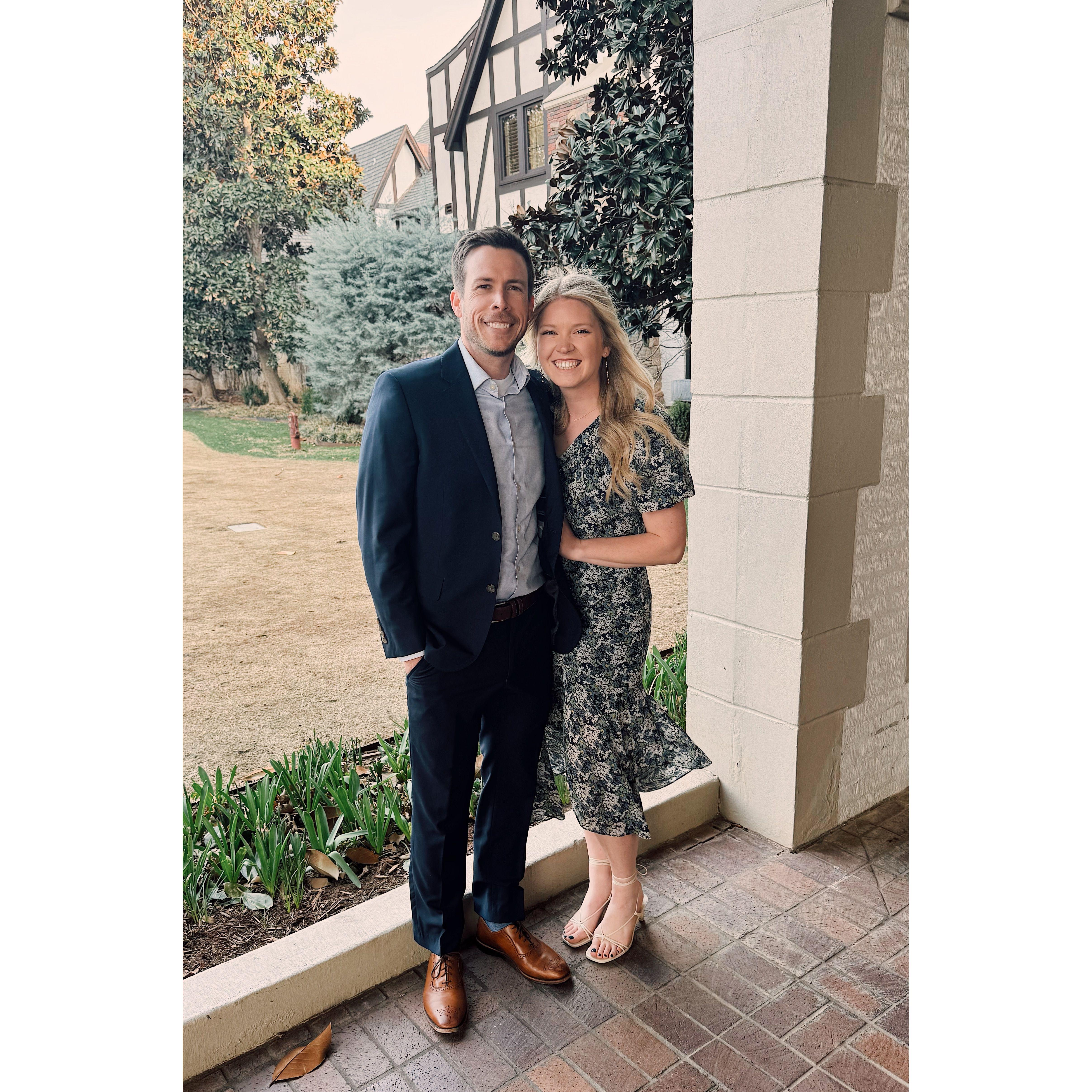 our first wedding together! and little did we know it would be the venue where we would be getting married!!!