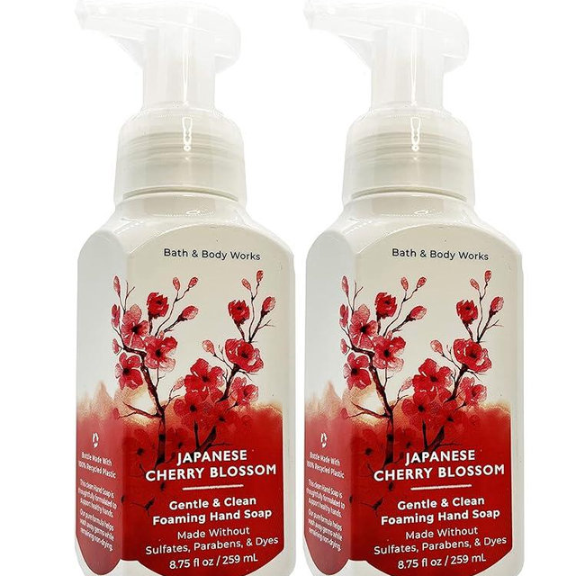 Bath & Body Works, Gentle Foaming Hand Soap. Japanese Cherry Blossom (2-Pack)