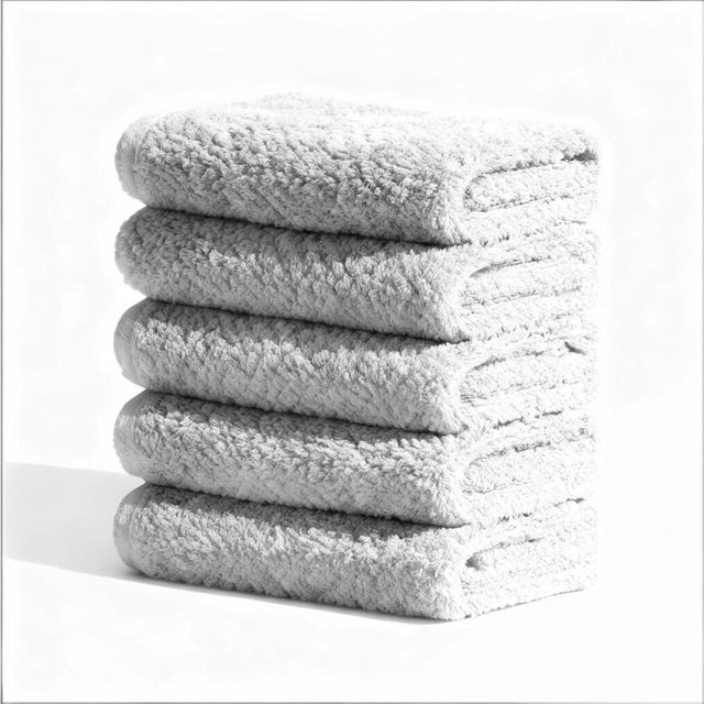 5 PCS New Upgrade Dish Cloth(9.84 in x 9.84 in), Kitchen Cleaning dishrags - Reusable Sponge Wipes and Paper Pads for Dishes, Cars, Kitchen Hand Towels