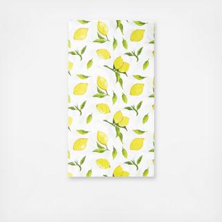 Lemon Drop Guest Towel, Set of 40