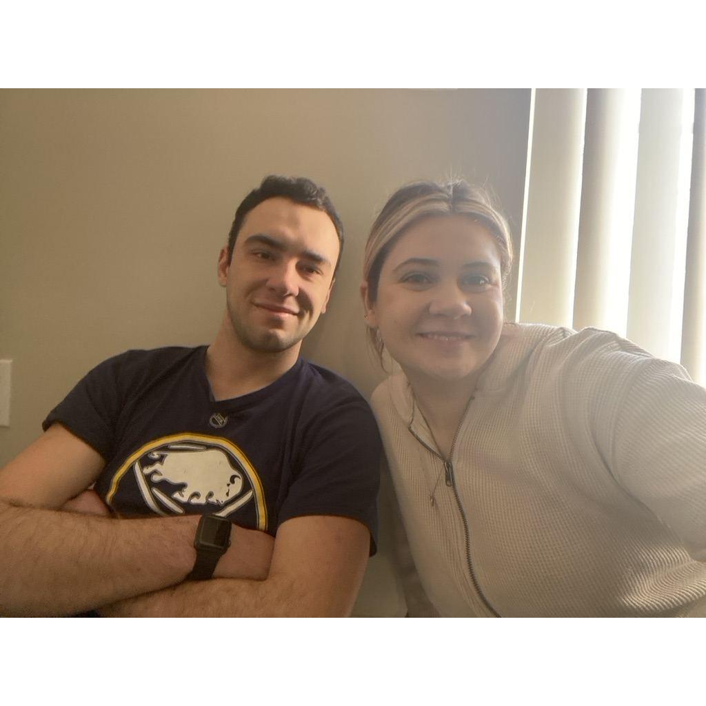 Our last picture in our first home (Conshohocken)