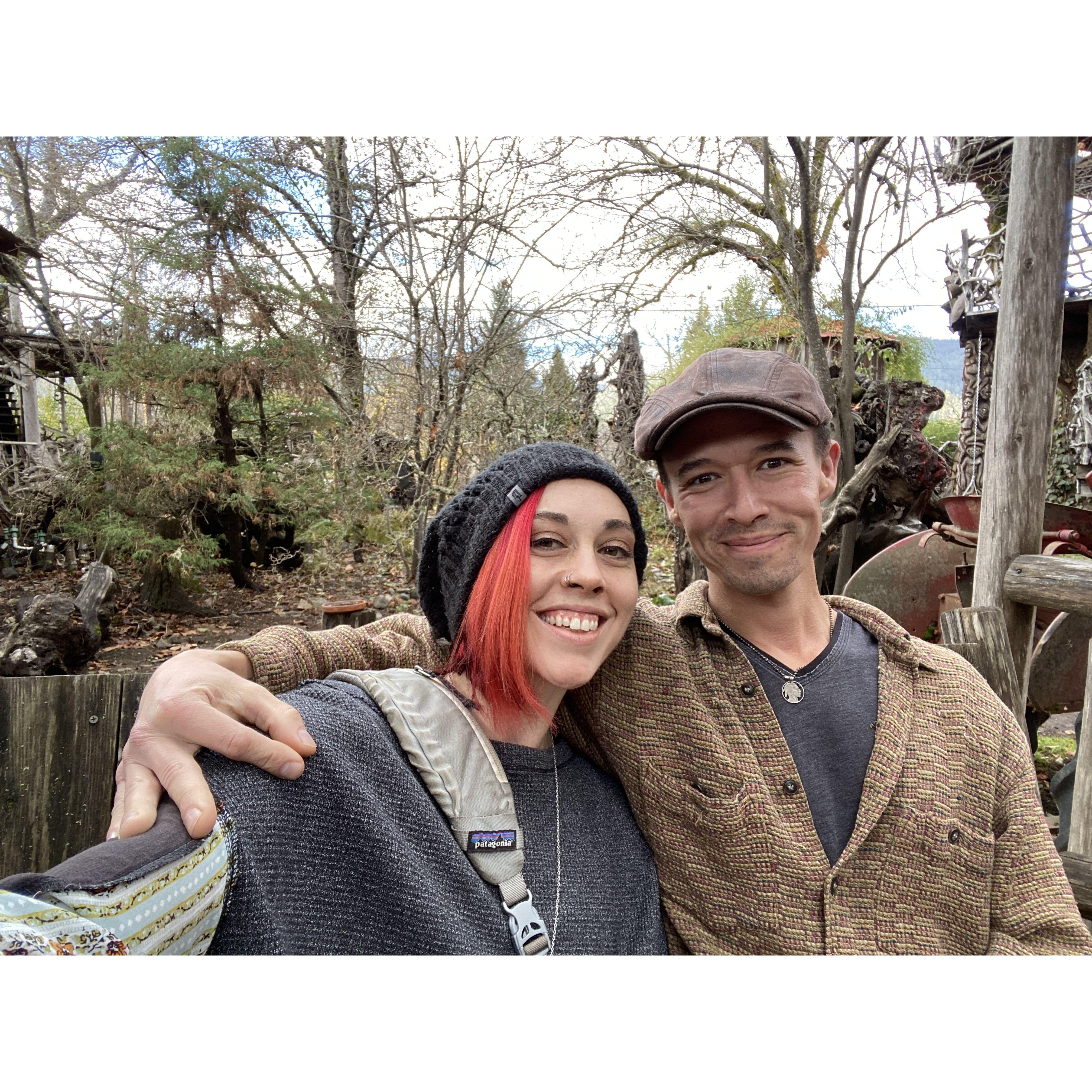 On our first trip together to the Redwoods