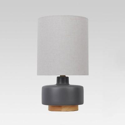 Ceramic Table Lamp with Wood Base - Project 62™