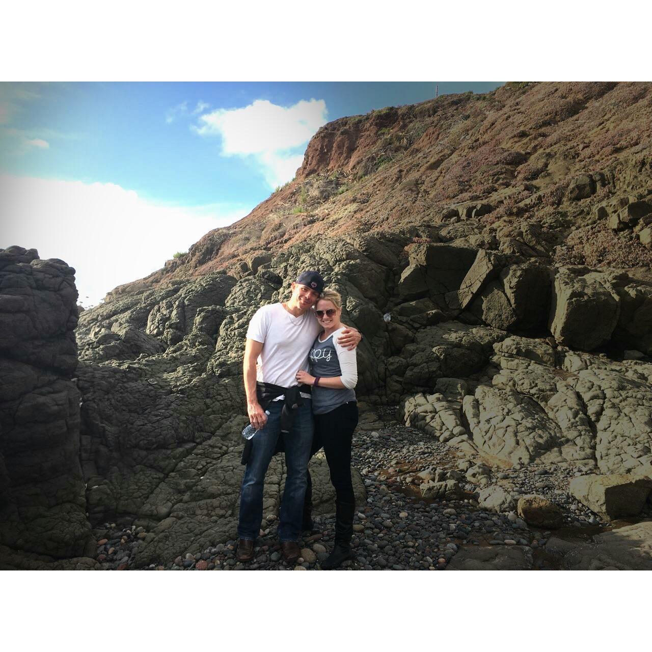 Our first anniversary, taken in Mexico