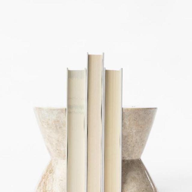 Shaped Marble Bookends (Set of 2), McGee * Co