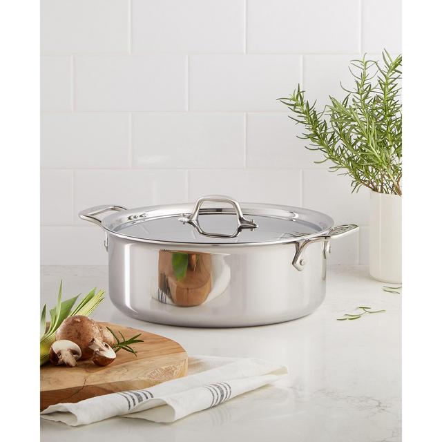 All-Clad Stainless Steel 6 Qt. Covered Stockpot