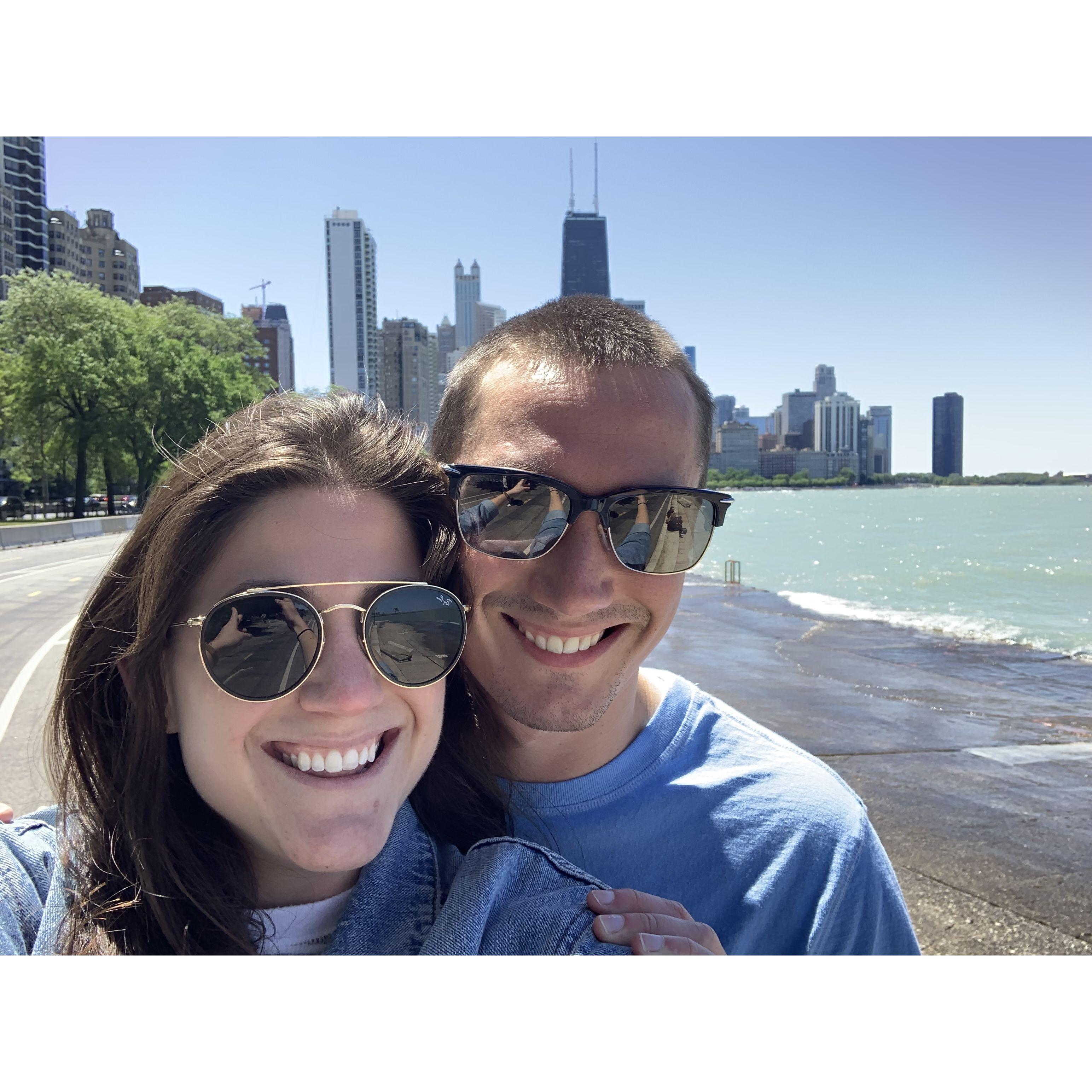 E&K's first trip to Chicago