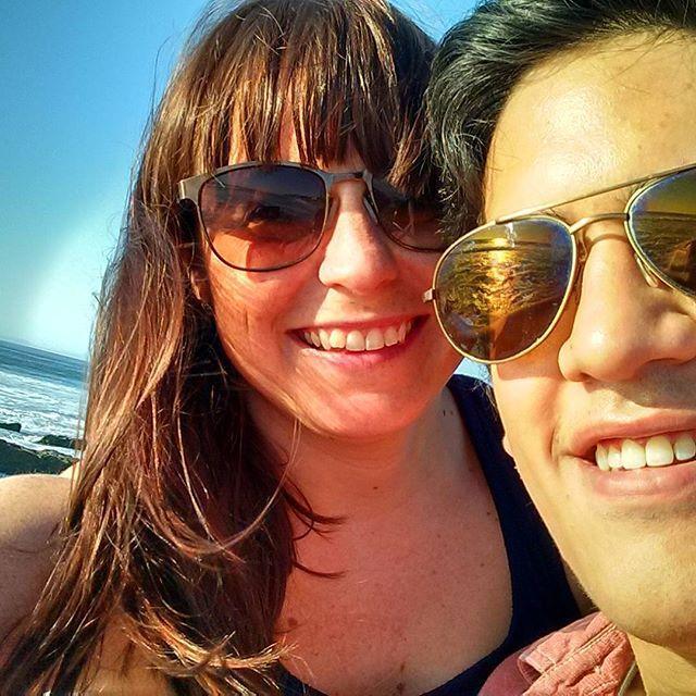 Anthony's first time in the ocean and his 23rd birthday. San Diego 2015