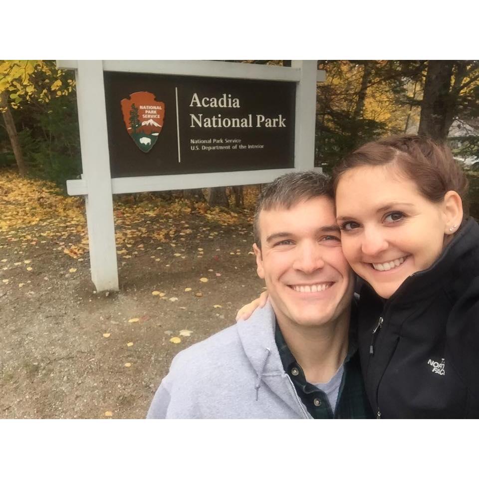 Our first time visiting Acadia NP together in 2016