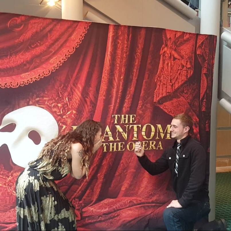 When he proposed!!!