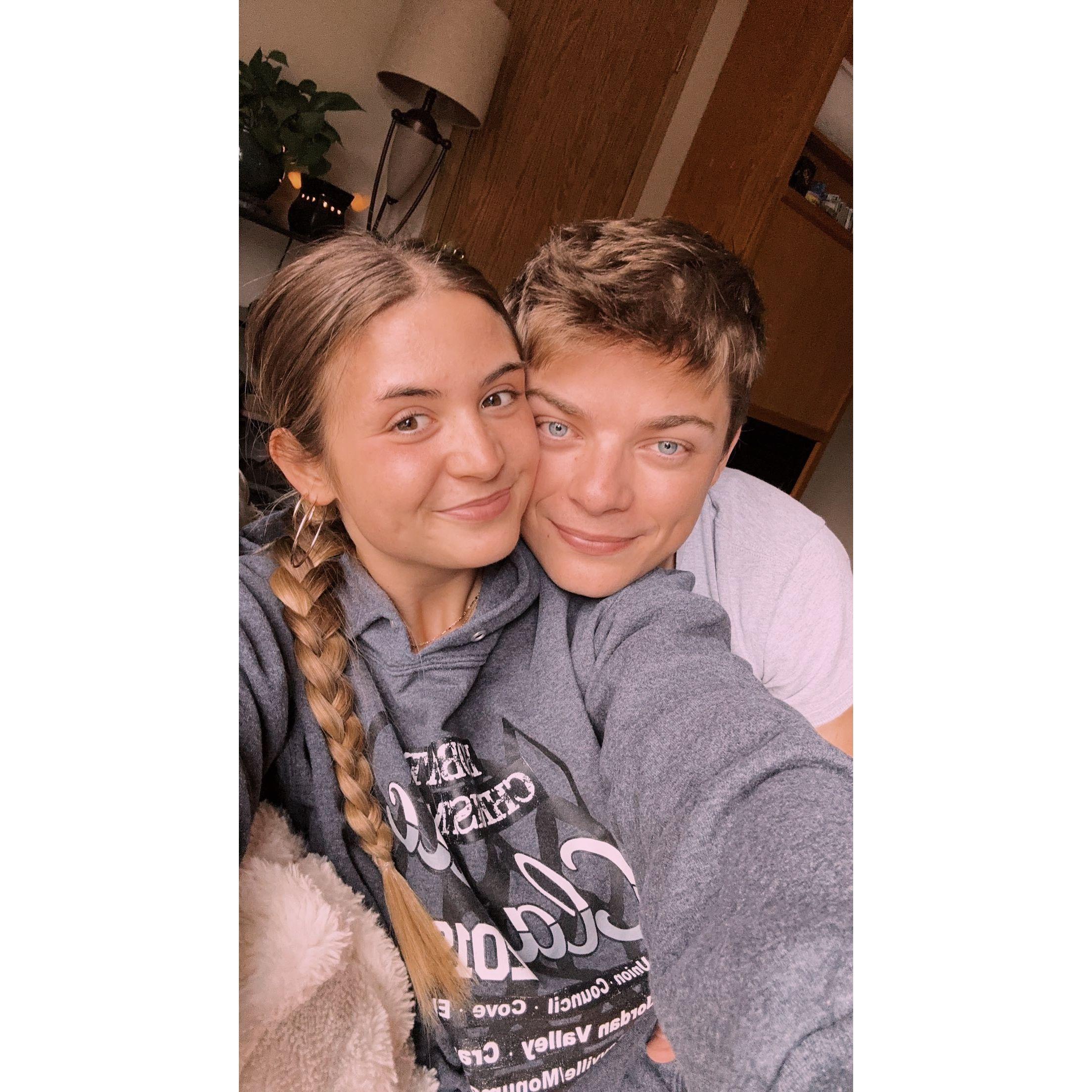 When Madi surprised Sam in La Grande, Oregon