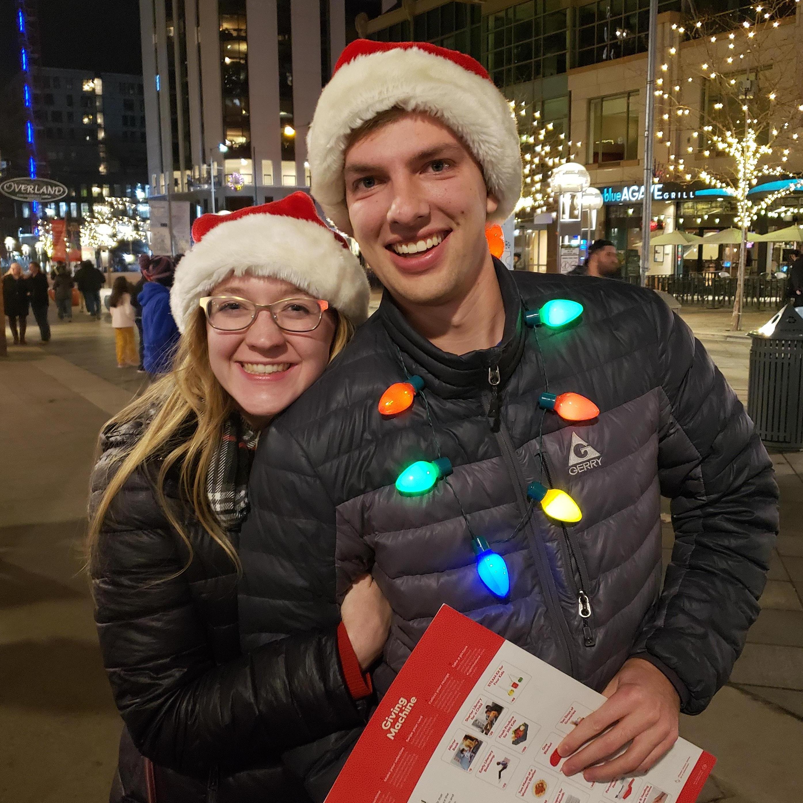 Working together to spread joy and cheer. #lighttheworld
