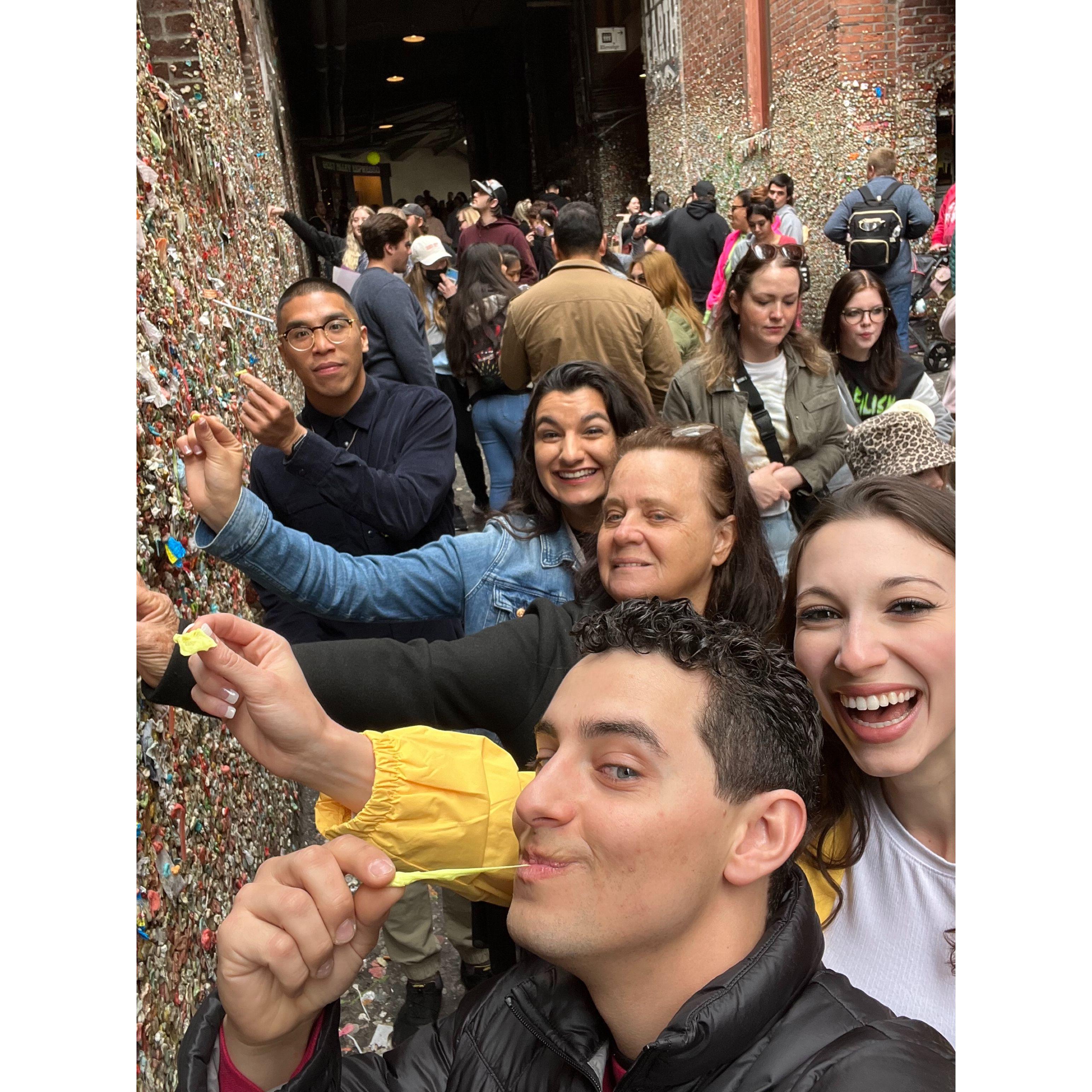 Seattle gum wall