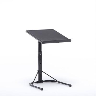 Plastic Dev Group Multi-Functional Adjustable C Table Black