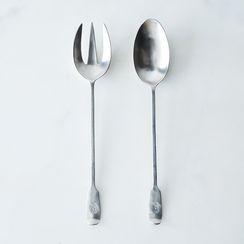 FOOD52 Antique-Molded Pewter Servers