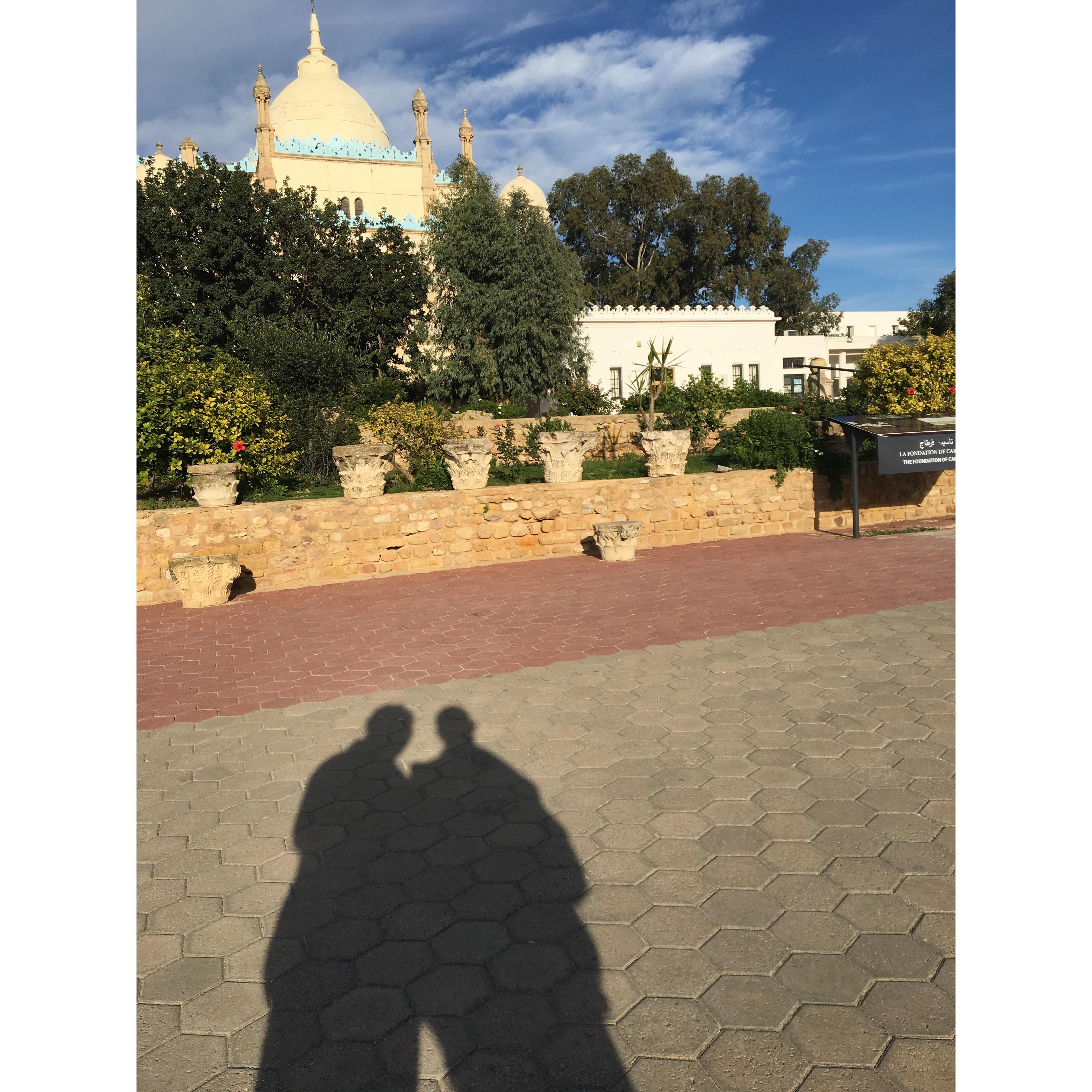 So we basked in the shadow