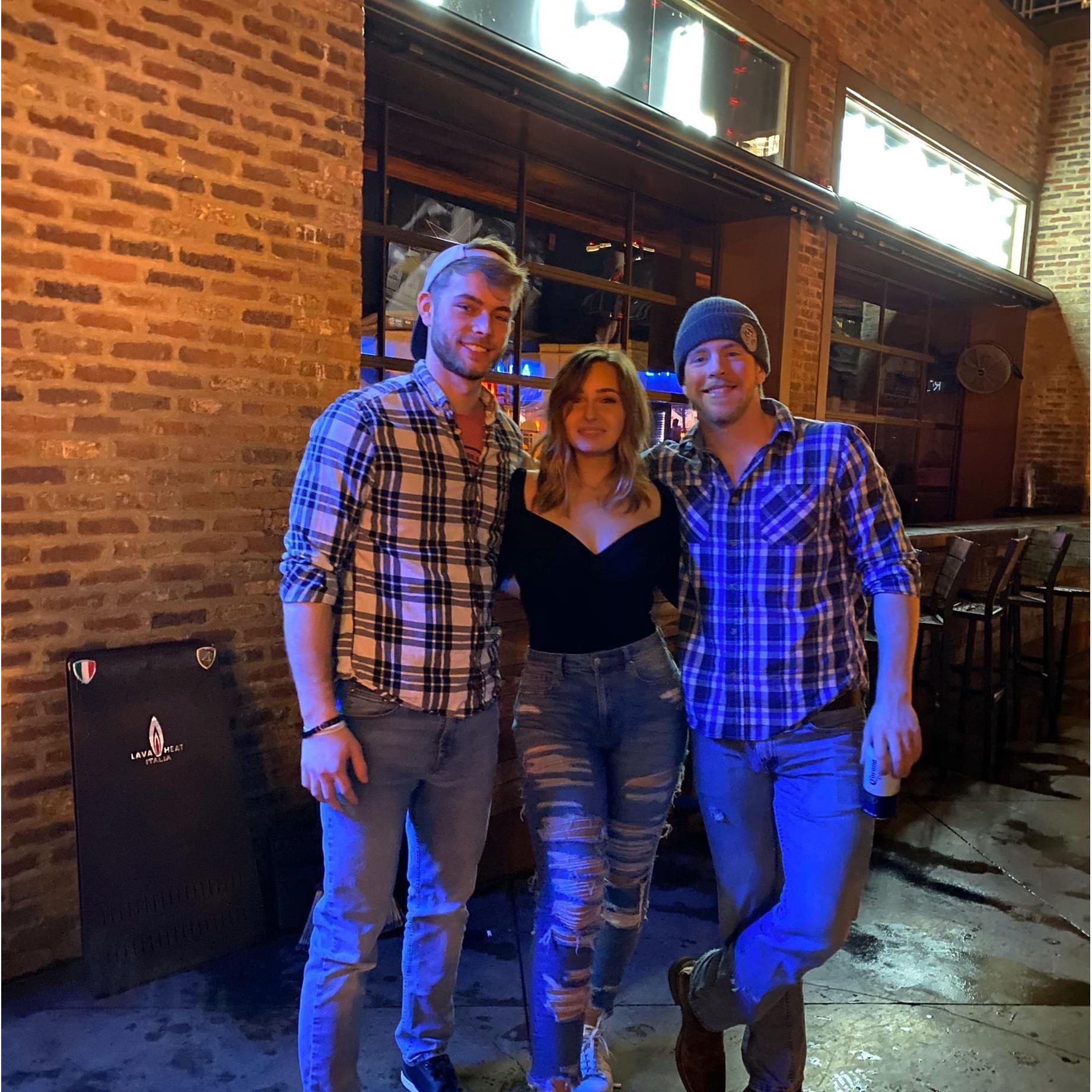 February 29, 2020 - Us at FGL house with one of our friends, Jordan. He quickly became known as "our son." All of Zach's friends became family to me too!